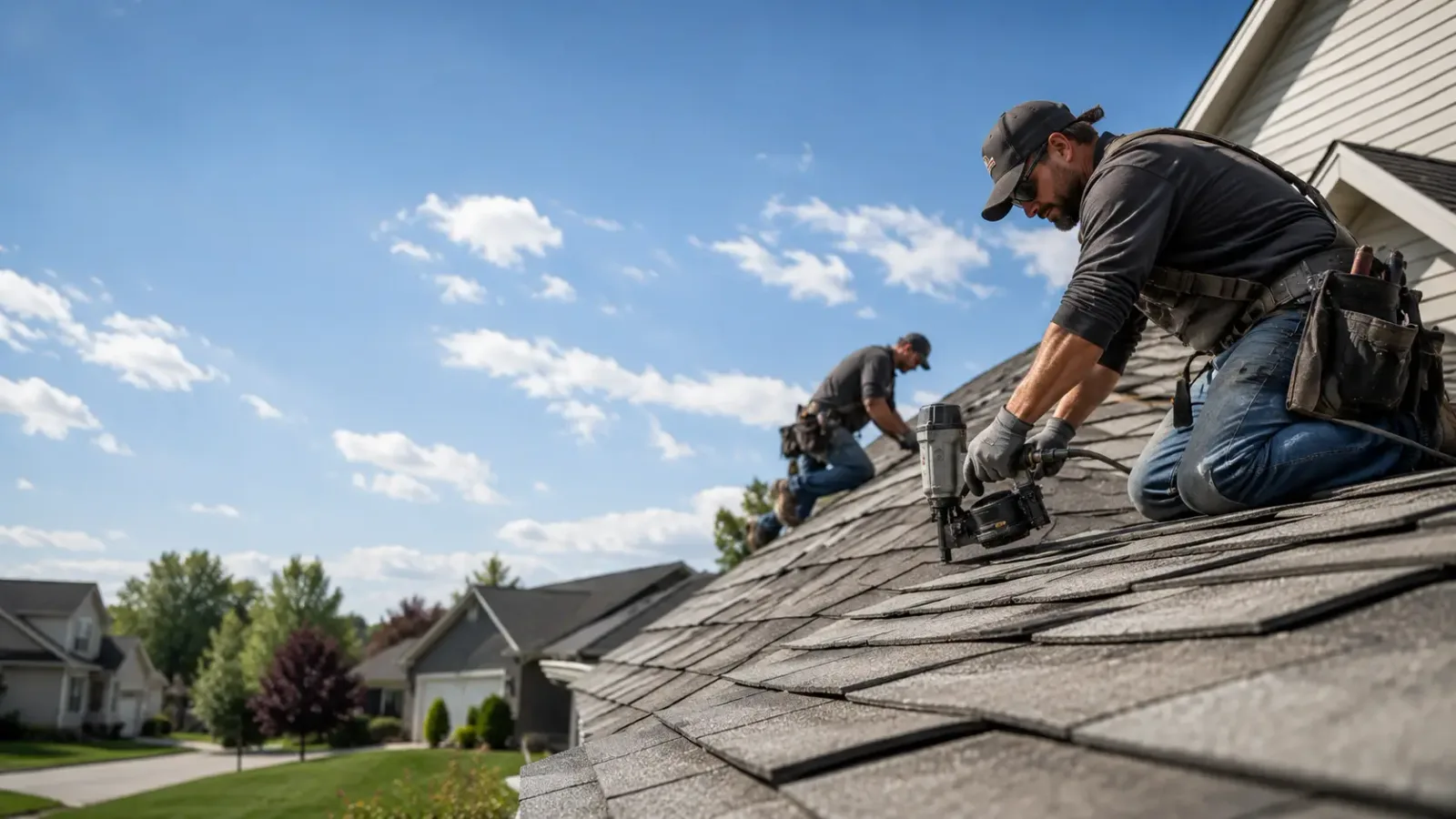 Storm Damage Roof Repair in Morrisonville, IL near me